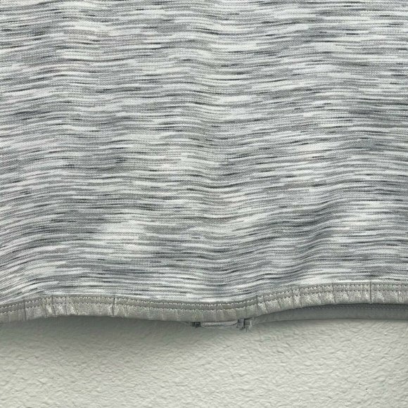 Gap Fit Jacket Women's Size M Full Zip Long Sleeve Athletic Track Heather Gray - Picture 9 of 12